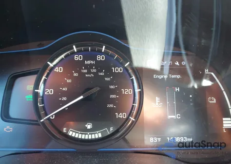 2019 Hyundai Ioniq Hybrid Blue z USA, uszkodzony, nr VIN KMHC65LC8KU180365